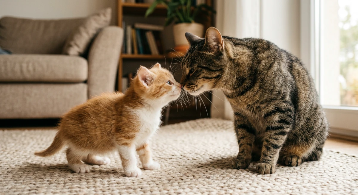 Yaşlı Kedi ve Yavru Kedi Aynı Evde Nasıl Anlaşır? Adım Adım Uyum Rehberi